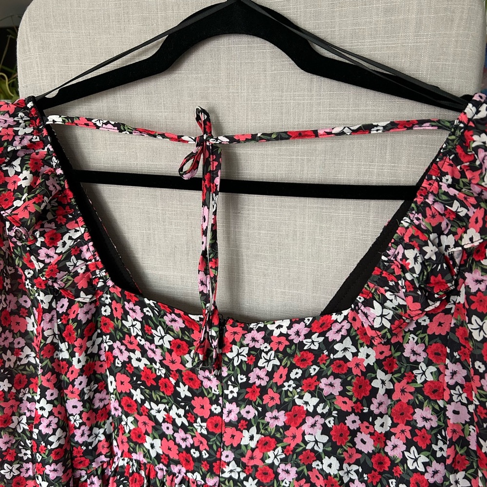 NWOT The Frolic disty floral shirred bust boho maxi dress - Picture 6 of 9
